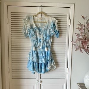Love Shack Fancy Liv Hand Dyed Dress